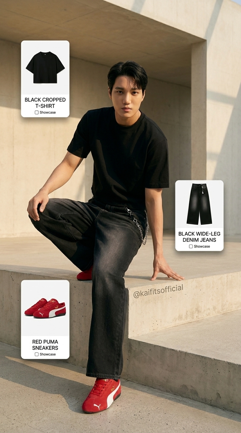 Black Tee Denim