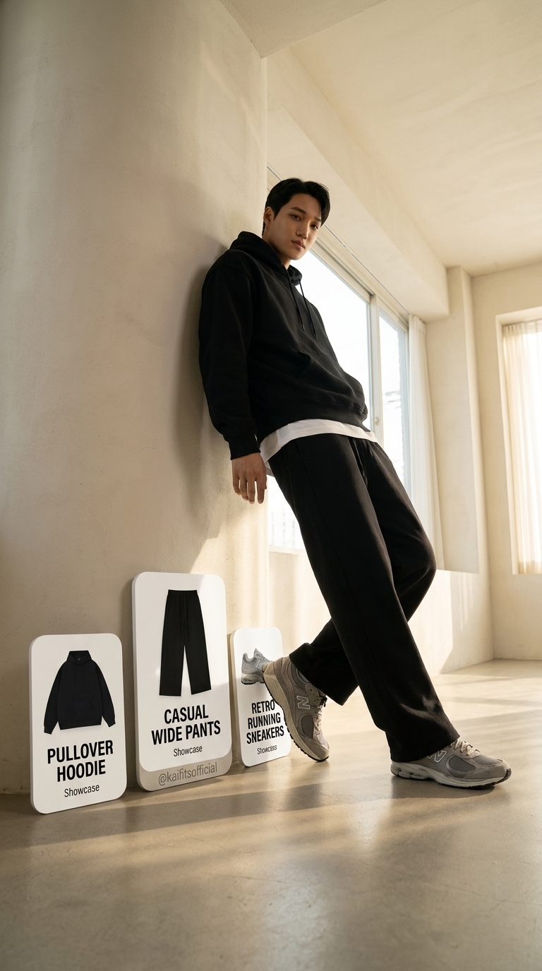 Hoodie and Sneakers